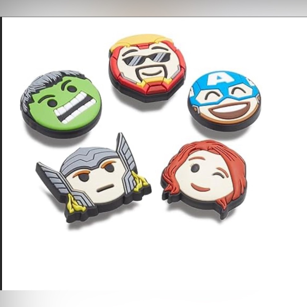 Crocs Marvel Jibbitz pack of 5
